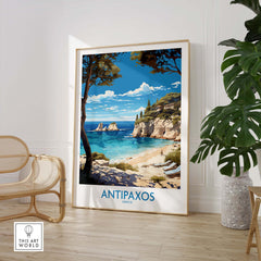 Antipaxos Wall Art Print