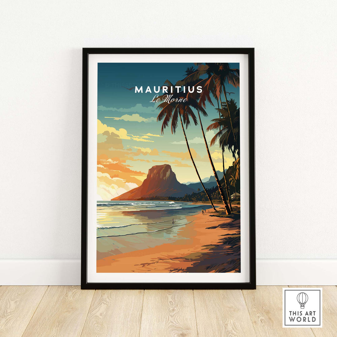 Mauritius Le Morne Poster