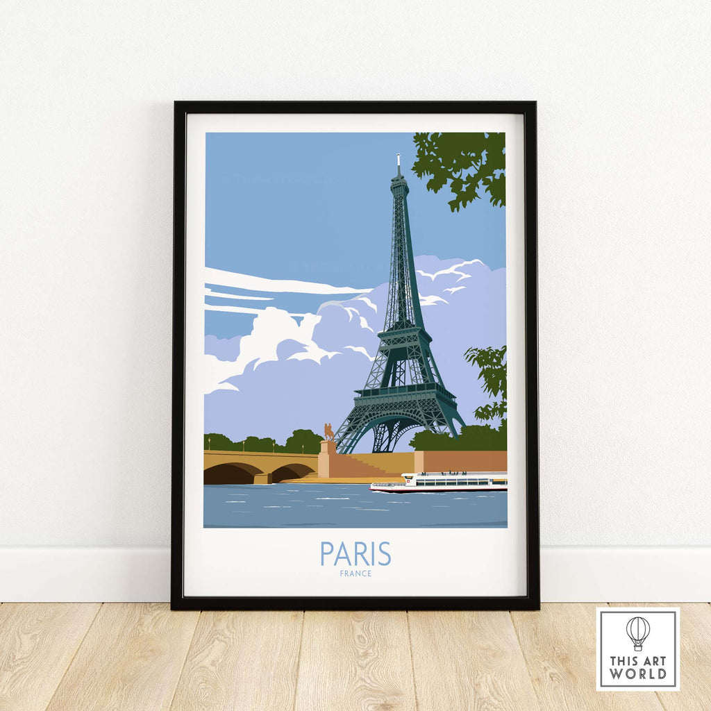 Art-Print-in-black-frame-on-