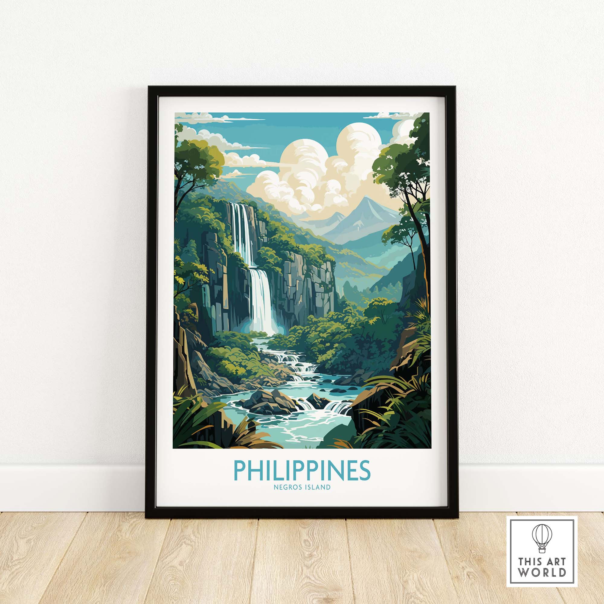 Philippines Negros Island Poster