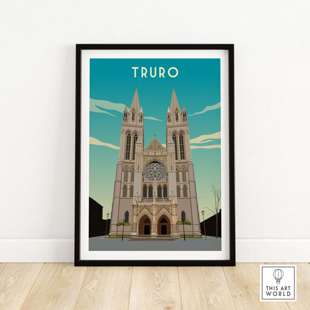 Truro Cornwall Travel Poster Print