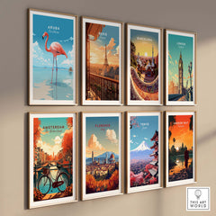 Aruba Flamingo Beach Poster