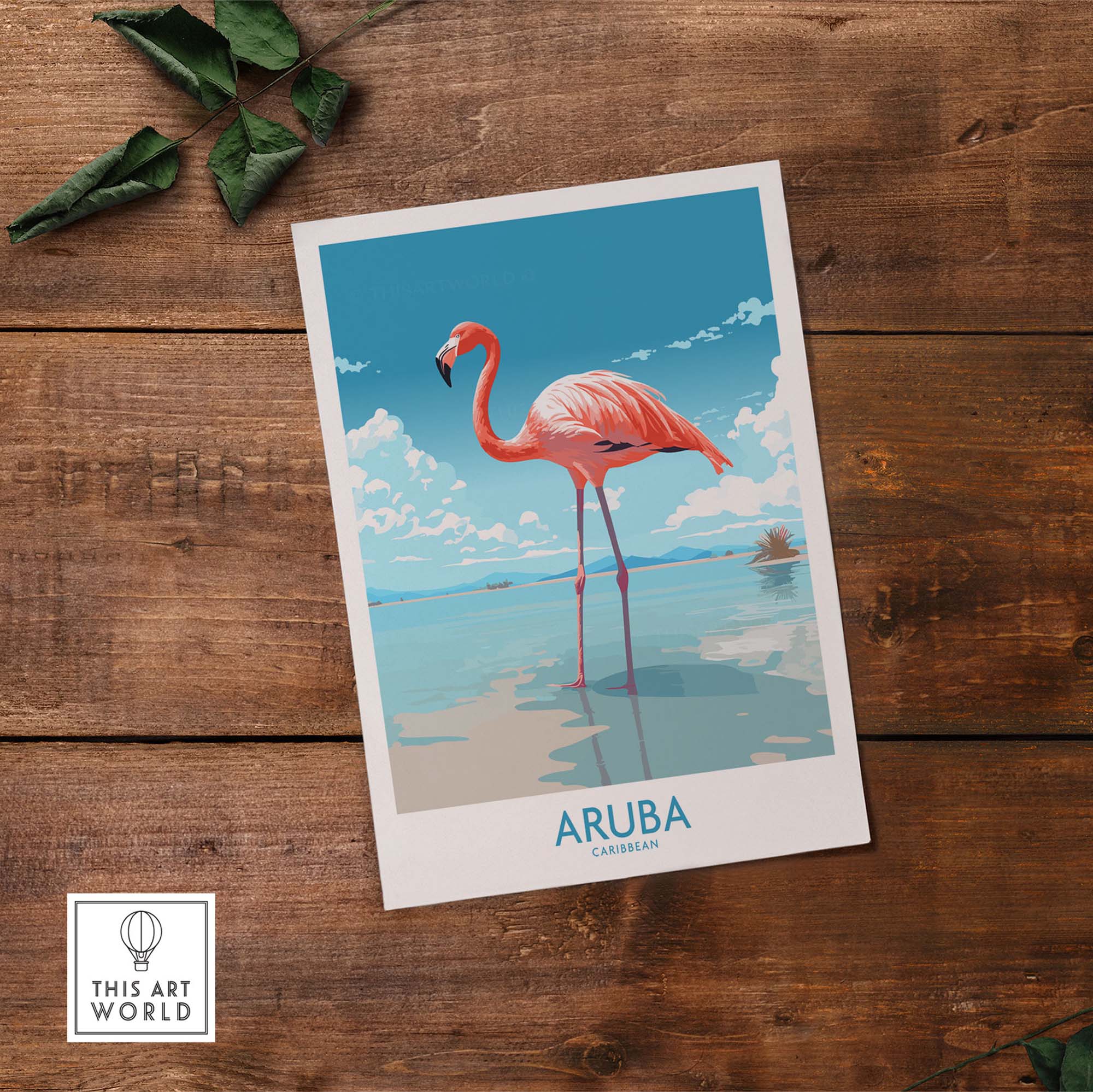 Aruba Flamingo Beach Wall Art