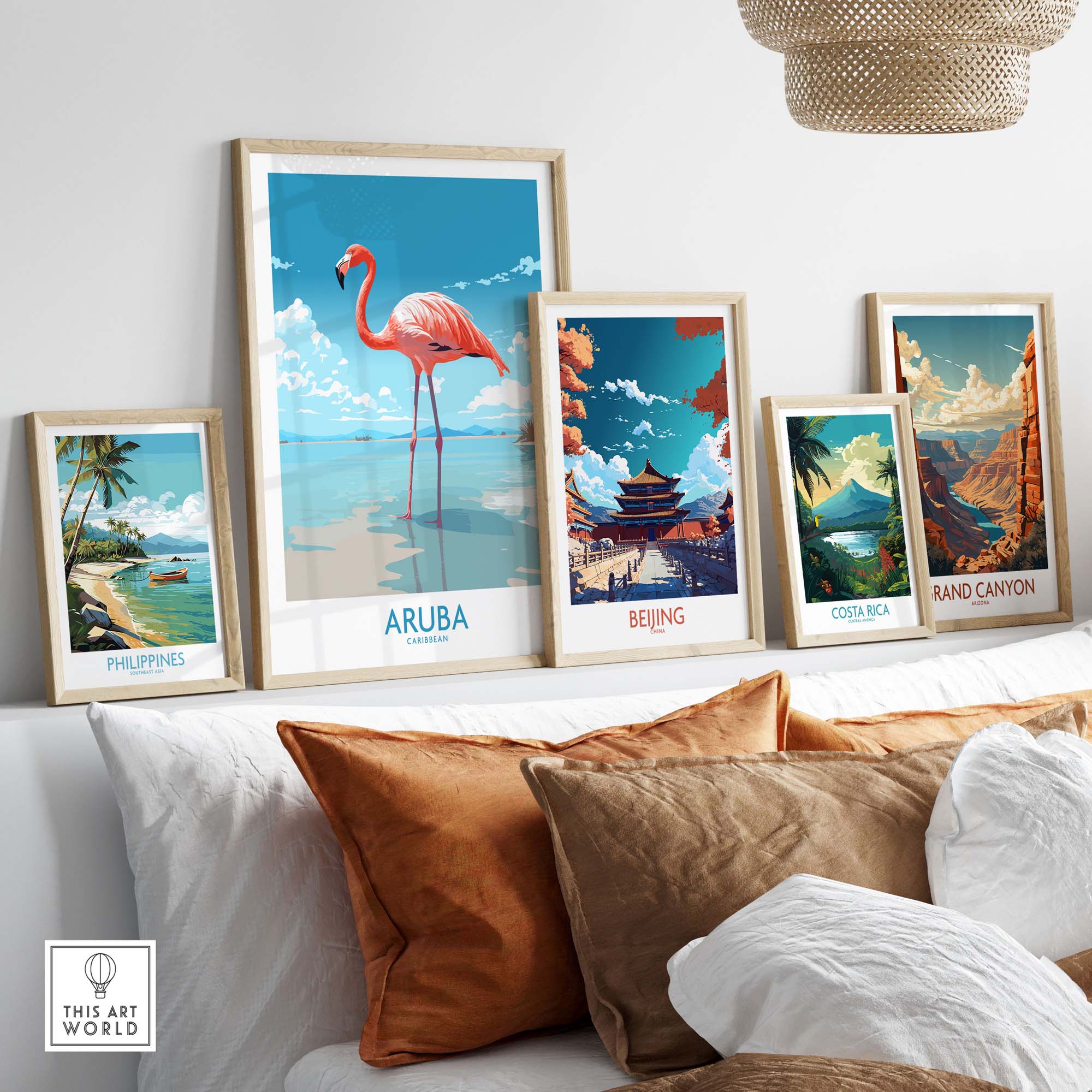 Aruba Flamingo Beach Wall Art