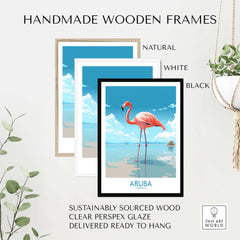 Aruba Flamingo Beach Wall Art