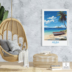Aruba Travel Poster