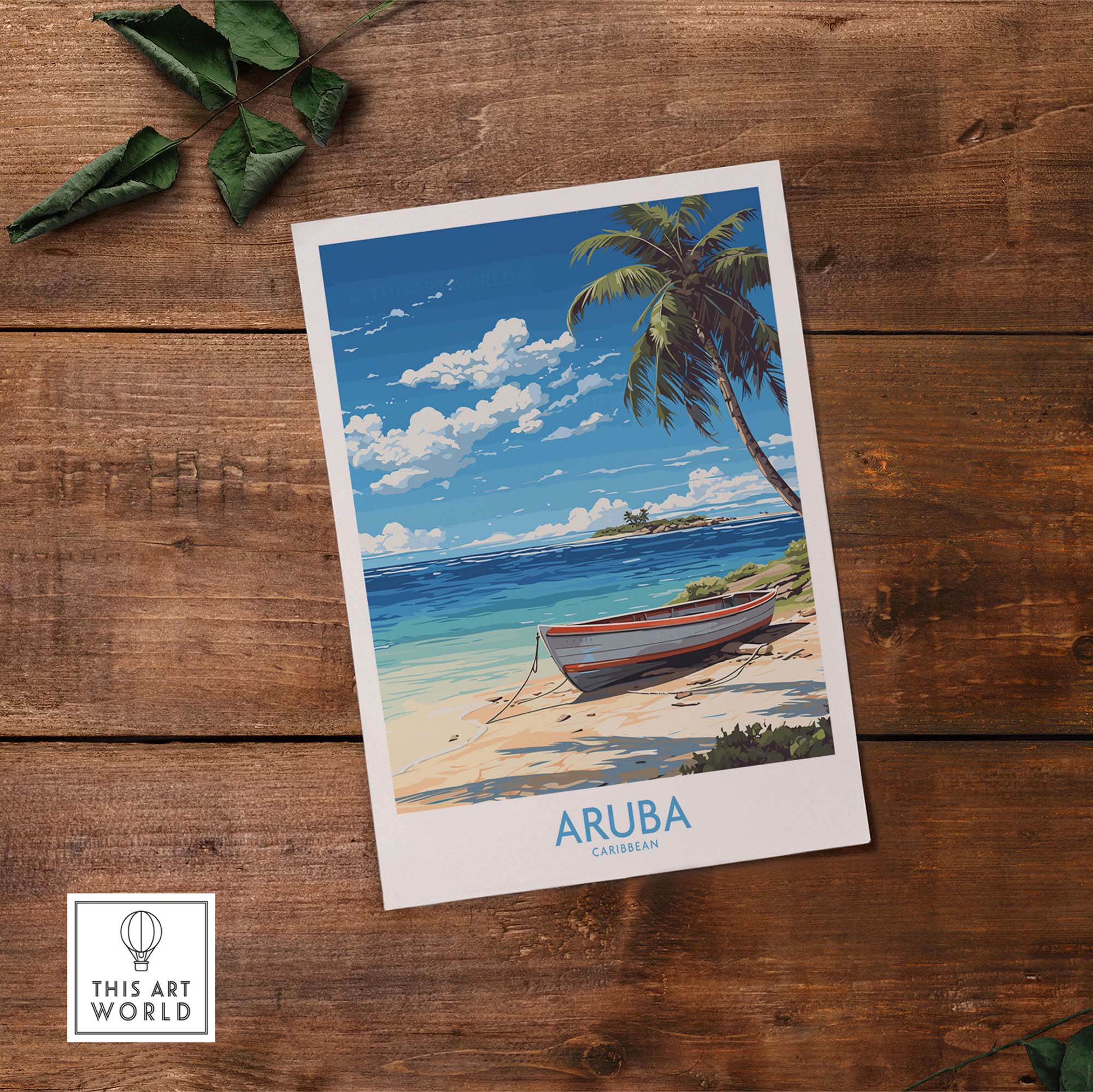 Aruba Travel Poster