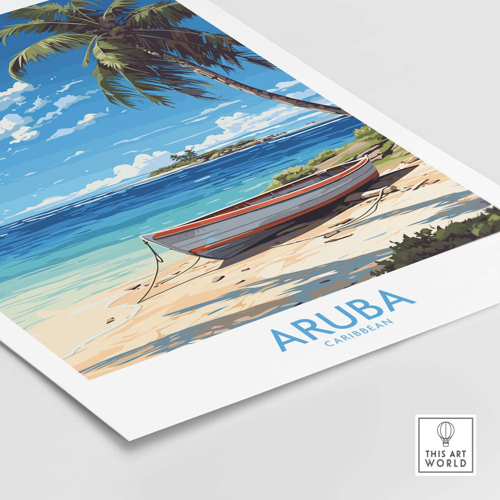 Aruba Travel Poster