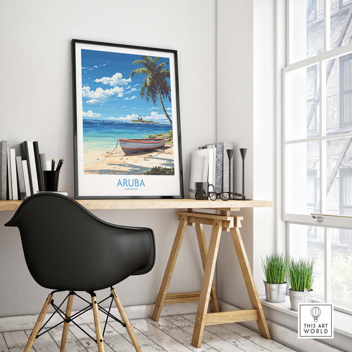 Aruba Travel Poster