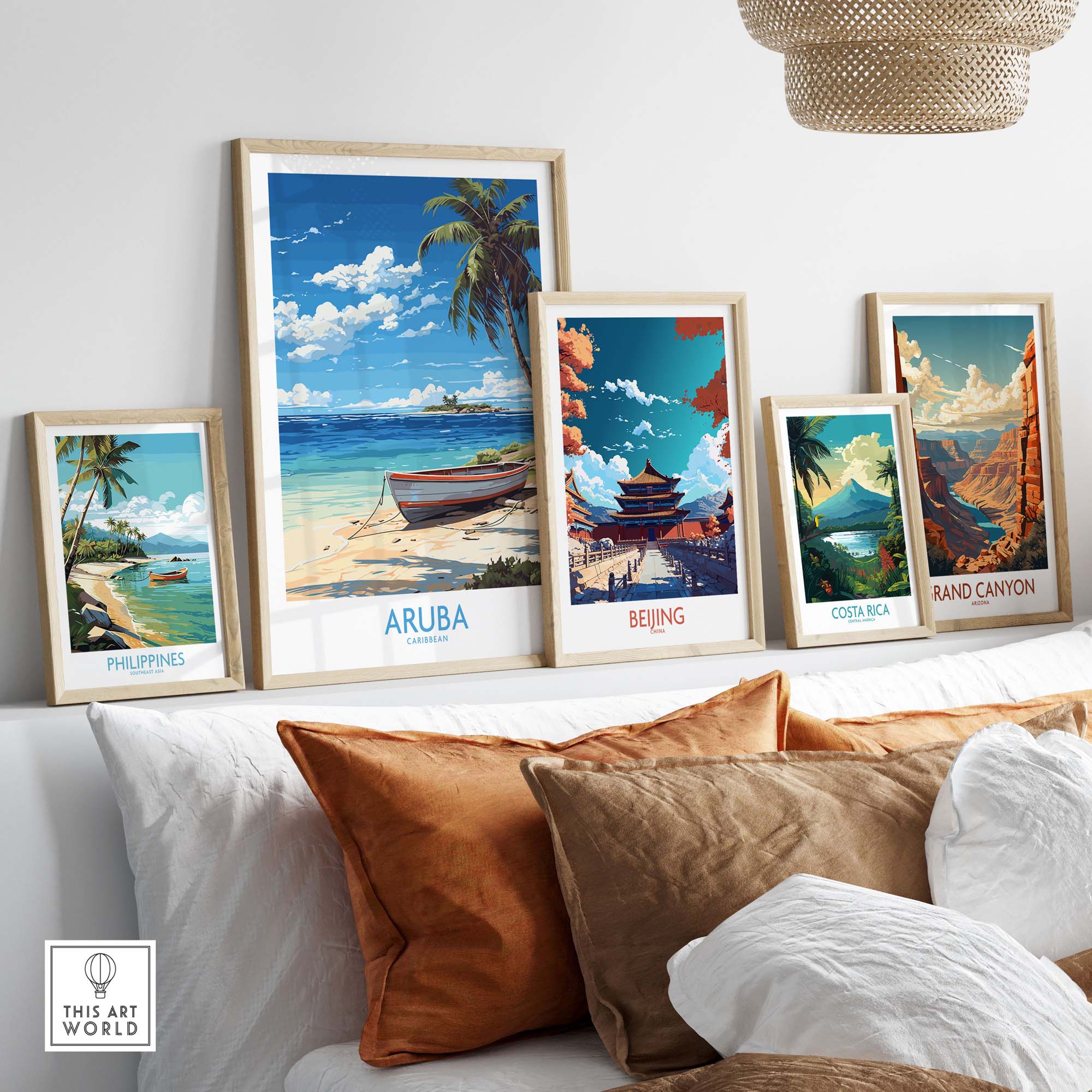 Aruba Travel Poster