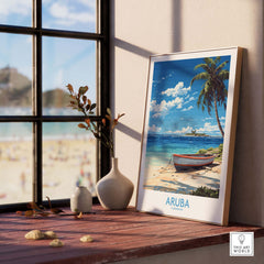 Aruba Travel Poster