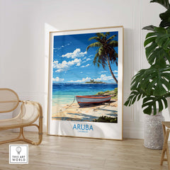 Aruba Travel Poster