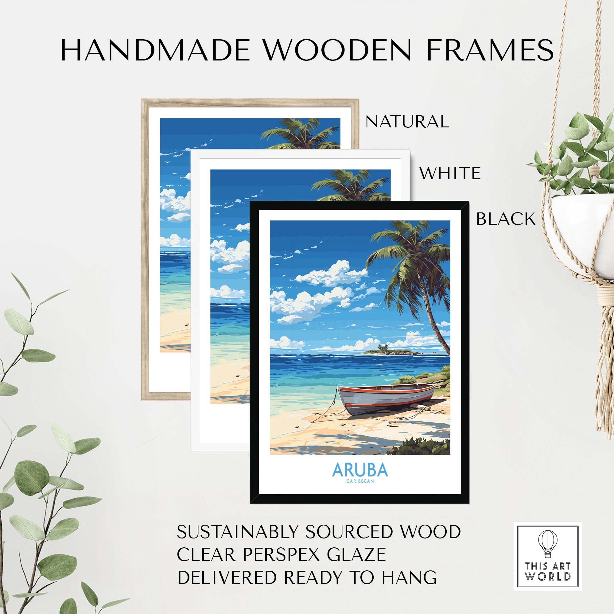 Aruba Travel Poster