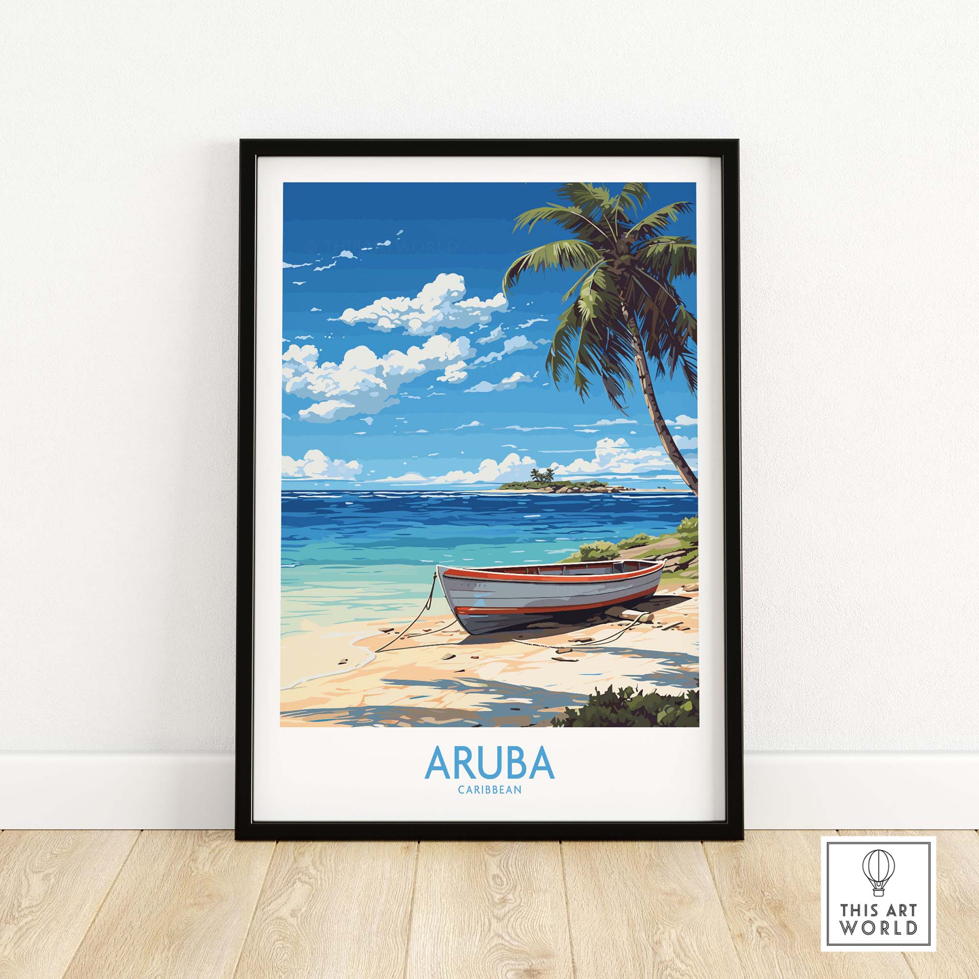Aruba Travel Poster