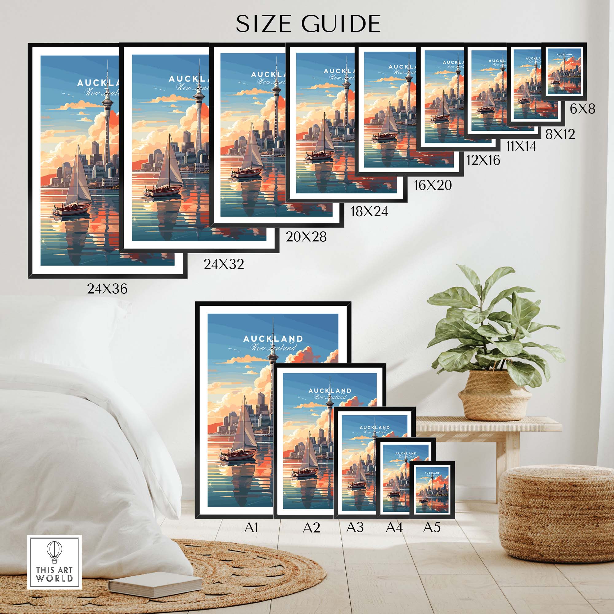 Auckland Print