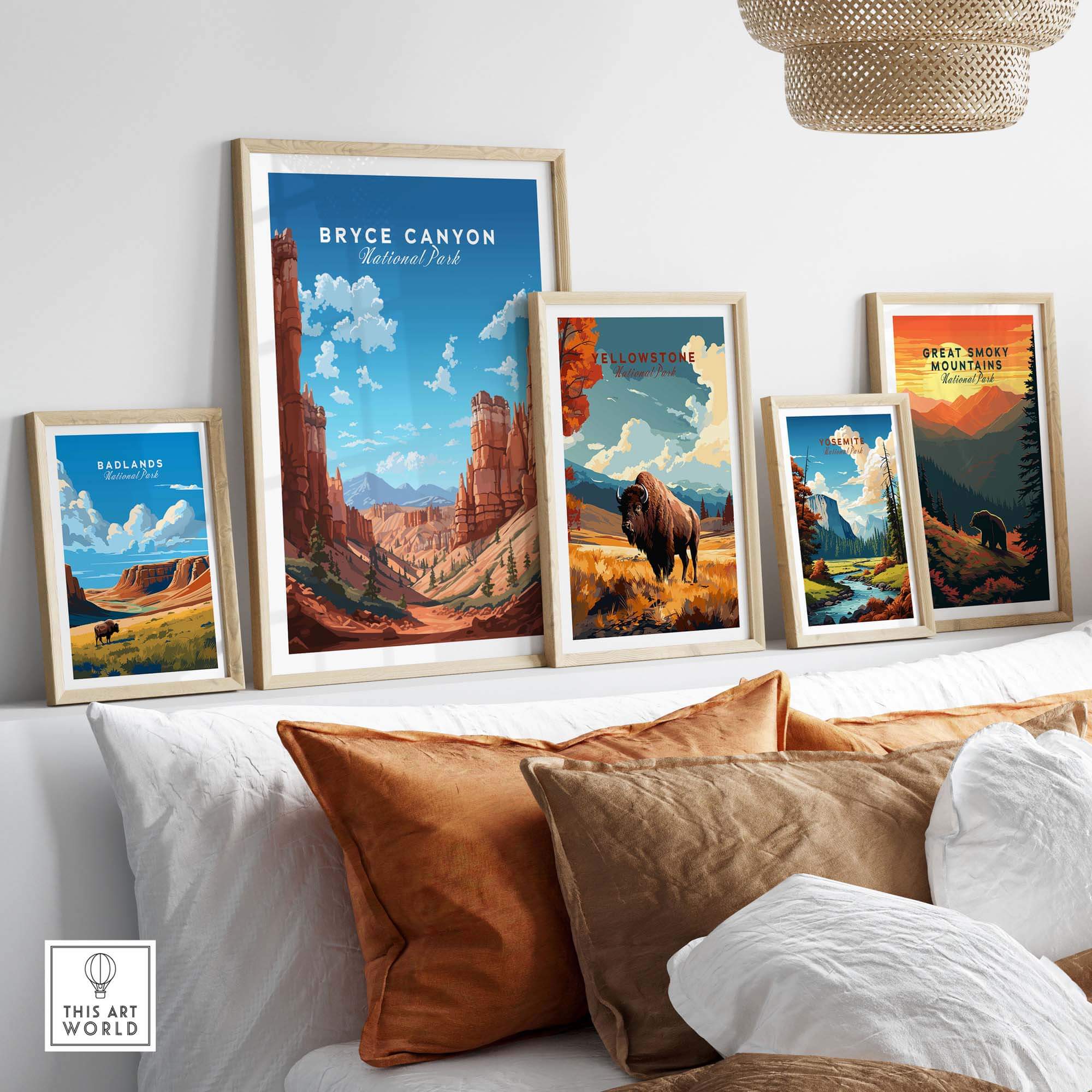 Badlands Poster National Park Print