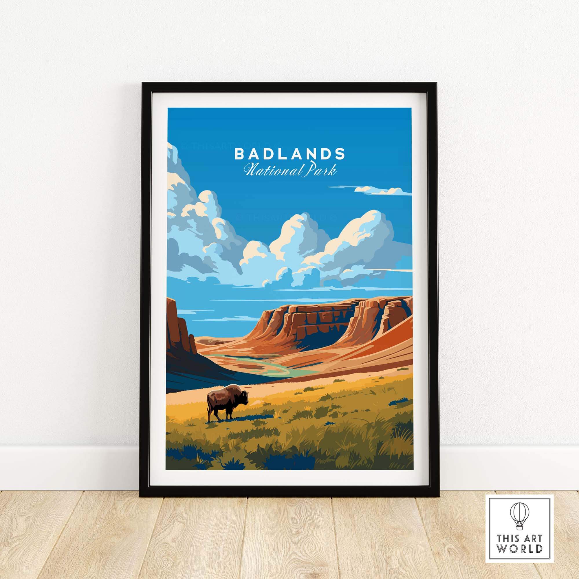Badlands Poster National Park Print