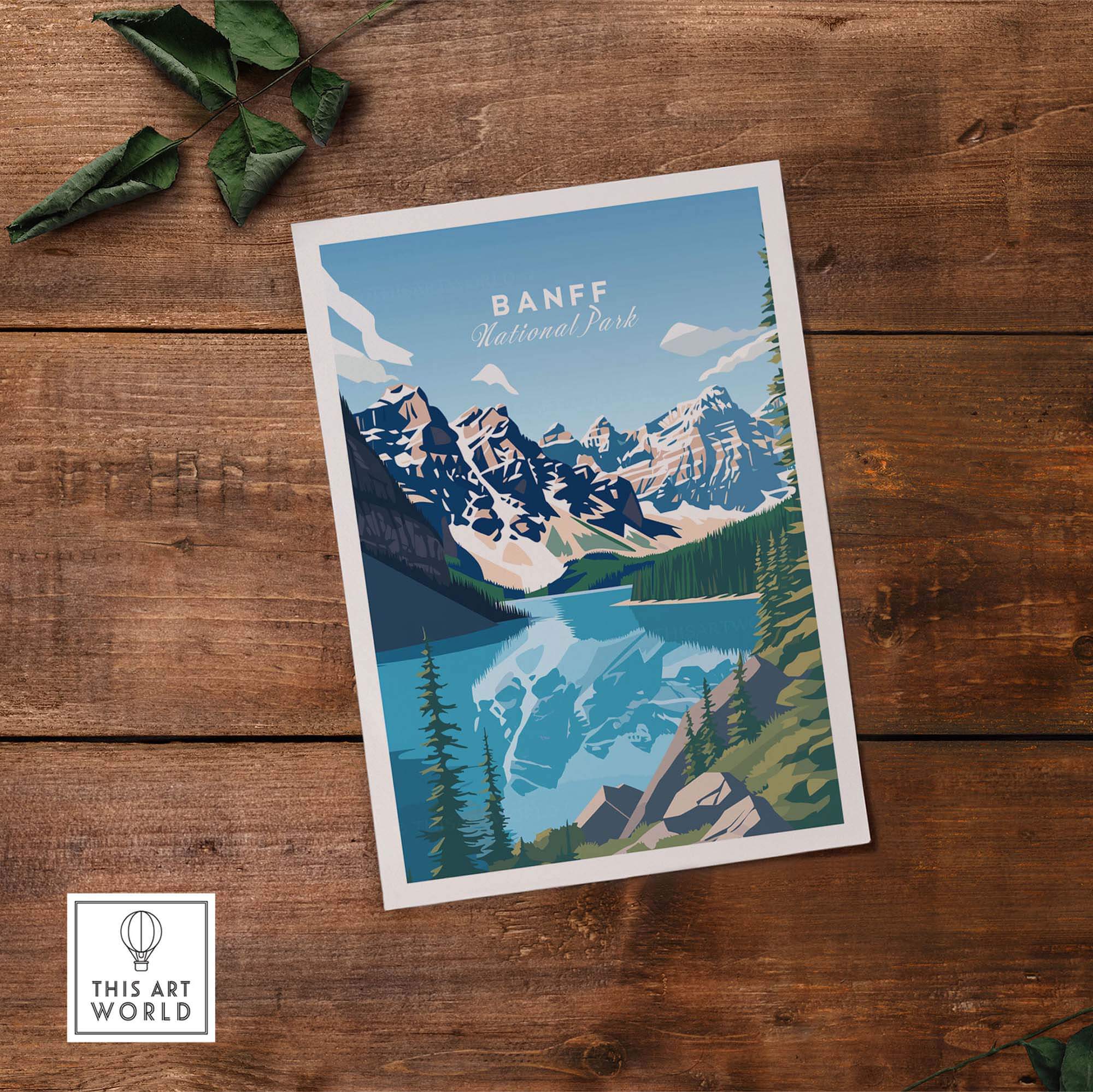 Banff Poster National Park Print