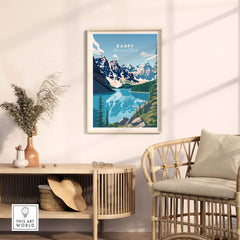 Banff Poster National Park Print