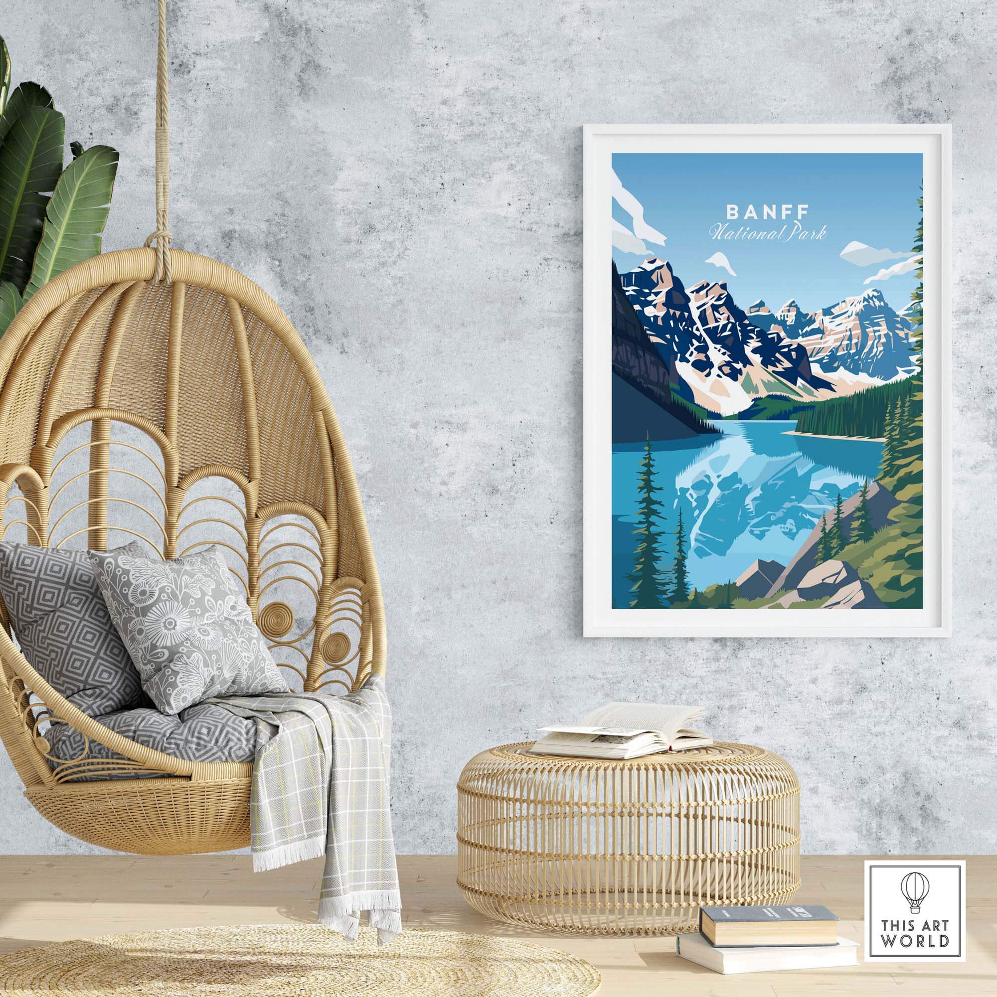 Banff Poster National Park Print