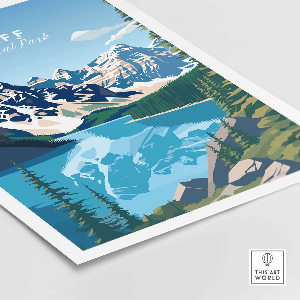 Banff Poster National Park Print