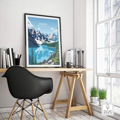 Banff Poster National Park Print