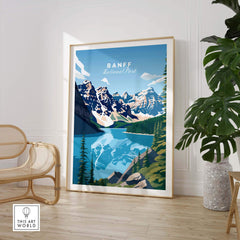 Banff Poster National Park Print