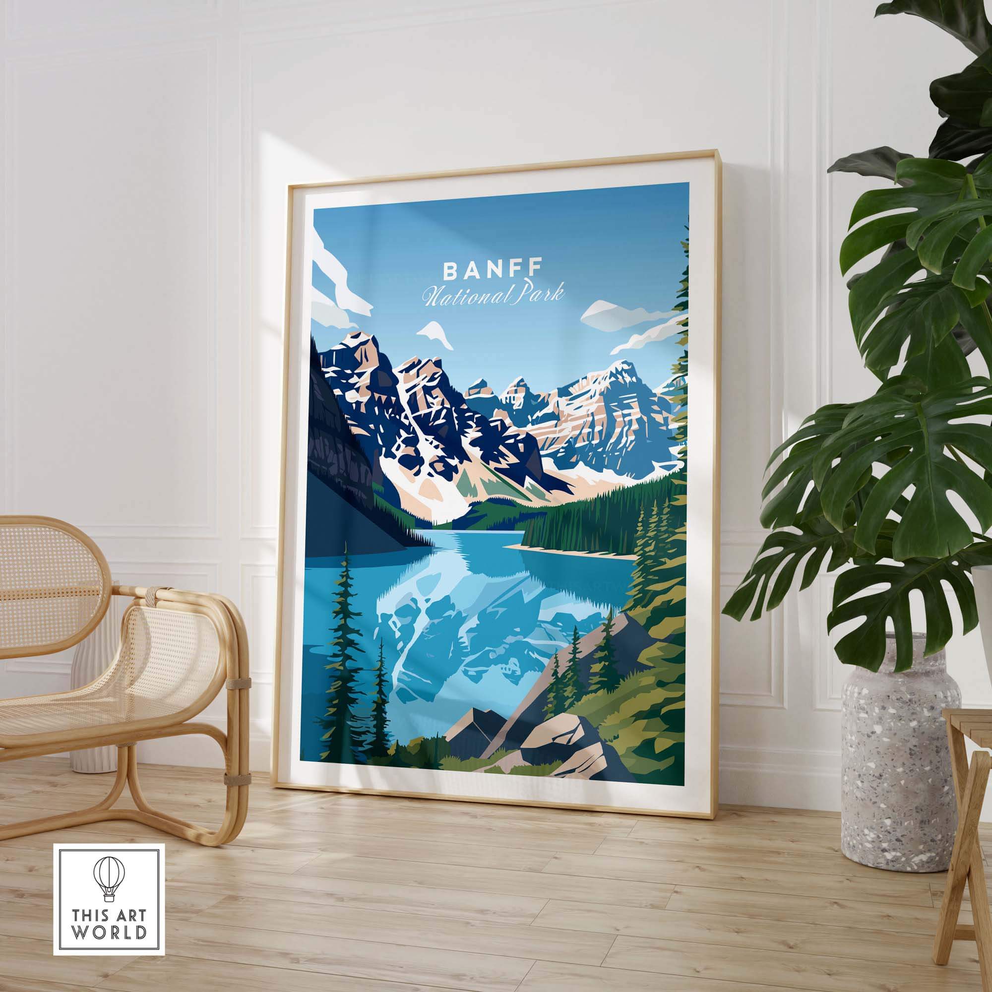 Banff Poster National Park Print