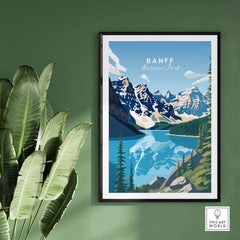 Banff Poster National Park Print