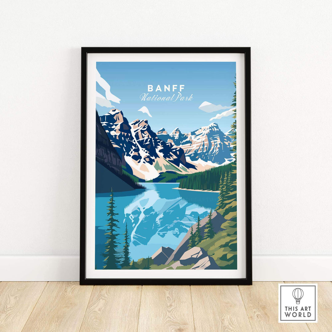 Banff Poster National Park Print