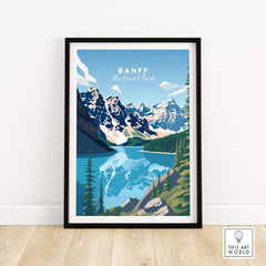 Banff Poster National Park Print