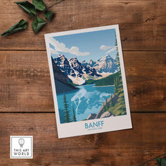 Banff Print National Park Poster