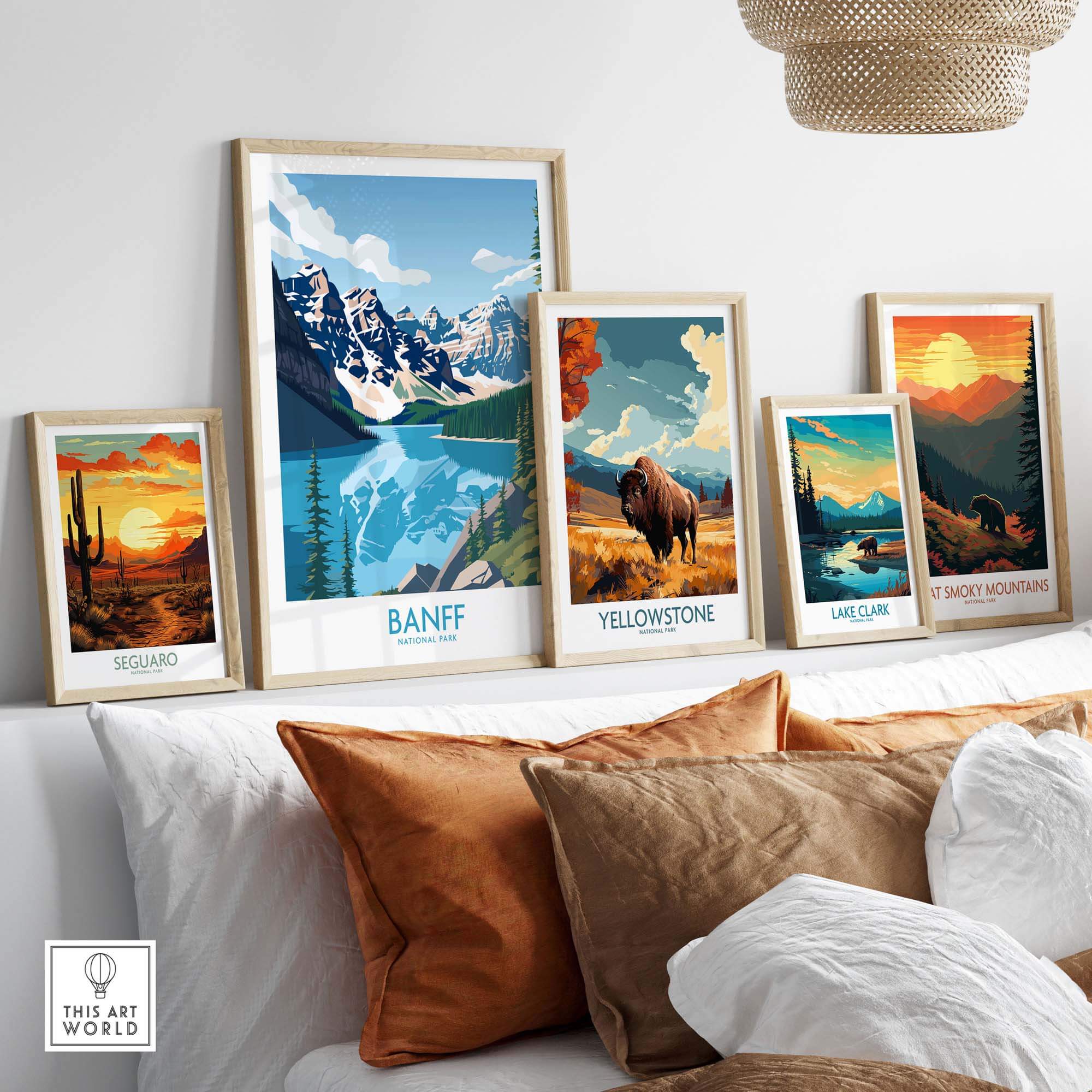 Banff Print National Park Poster