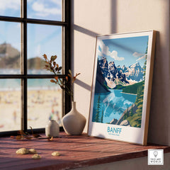 Banff Print National Park Poster