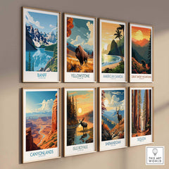 Banff Print National Park Poster