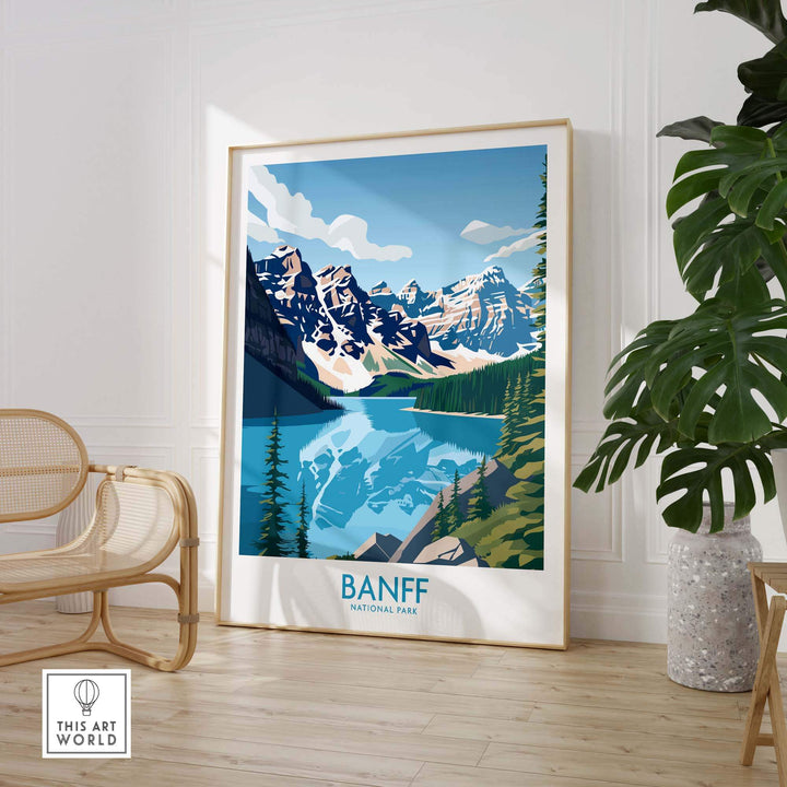Banff Print National Park Poster