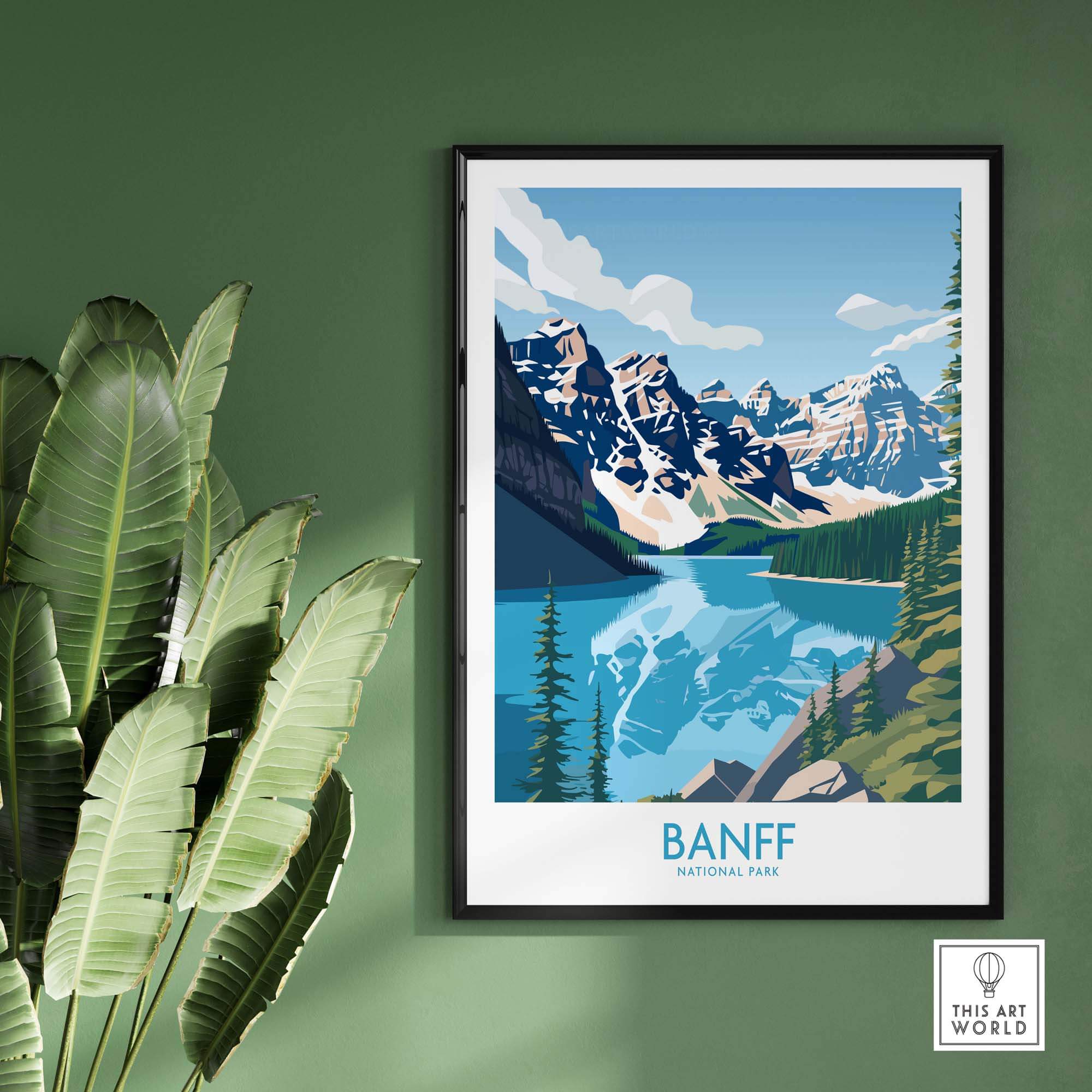 Banff Print National Park Poster