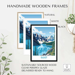 Banff Print National Park Poster