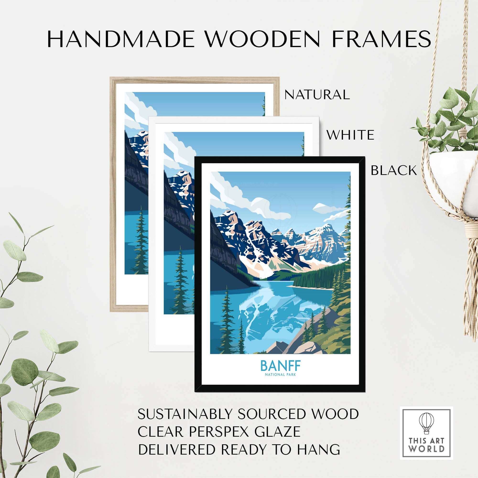 Banff Print National Park Poster