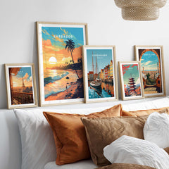 Barbados Poster Sunset Beach