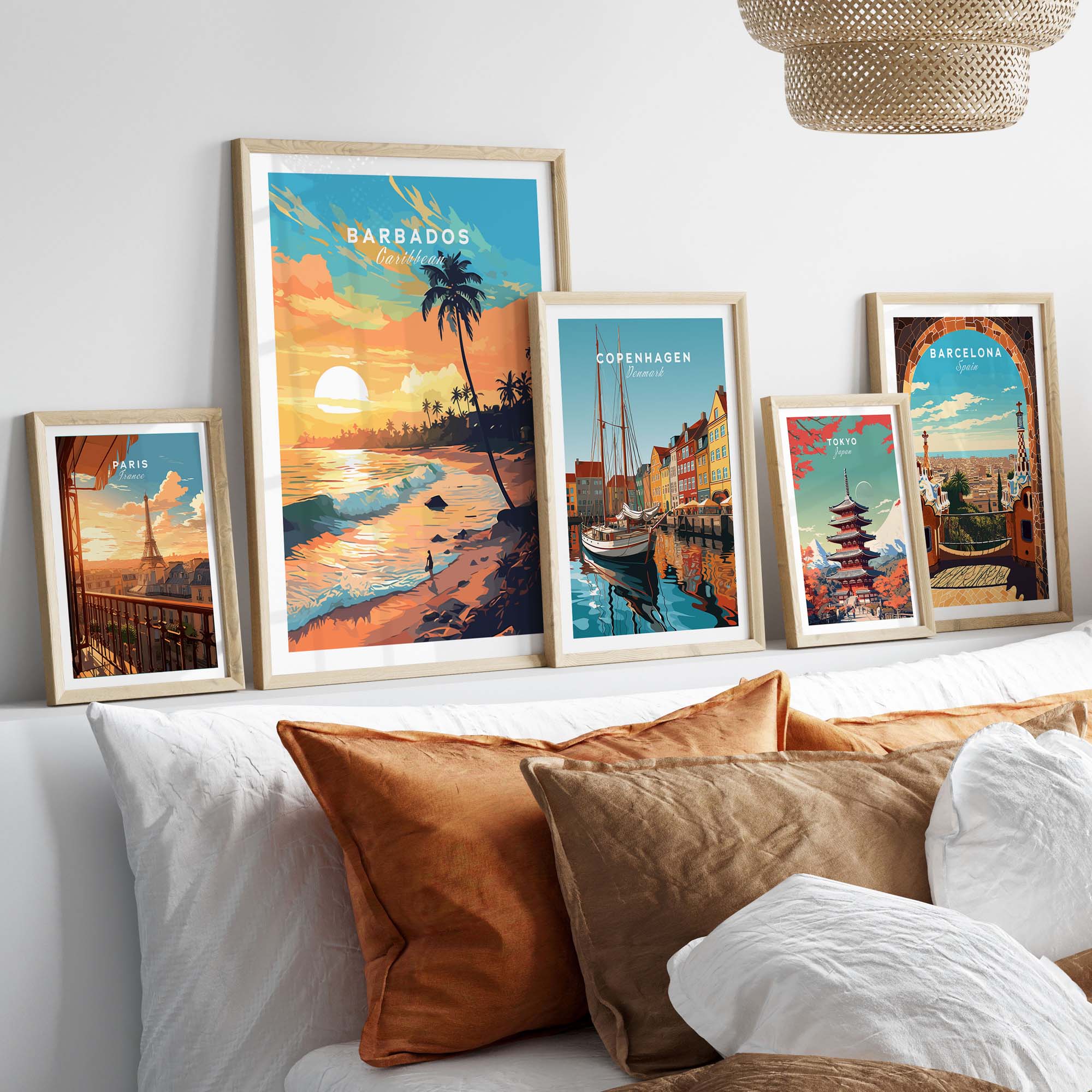 Barbados Poster Sunset Beach
