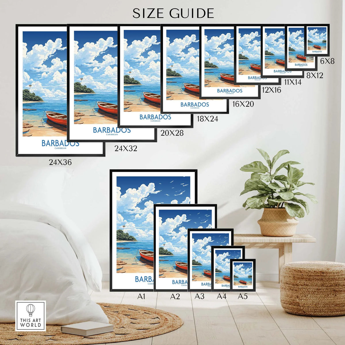 Barbados Wall Art Print