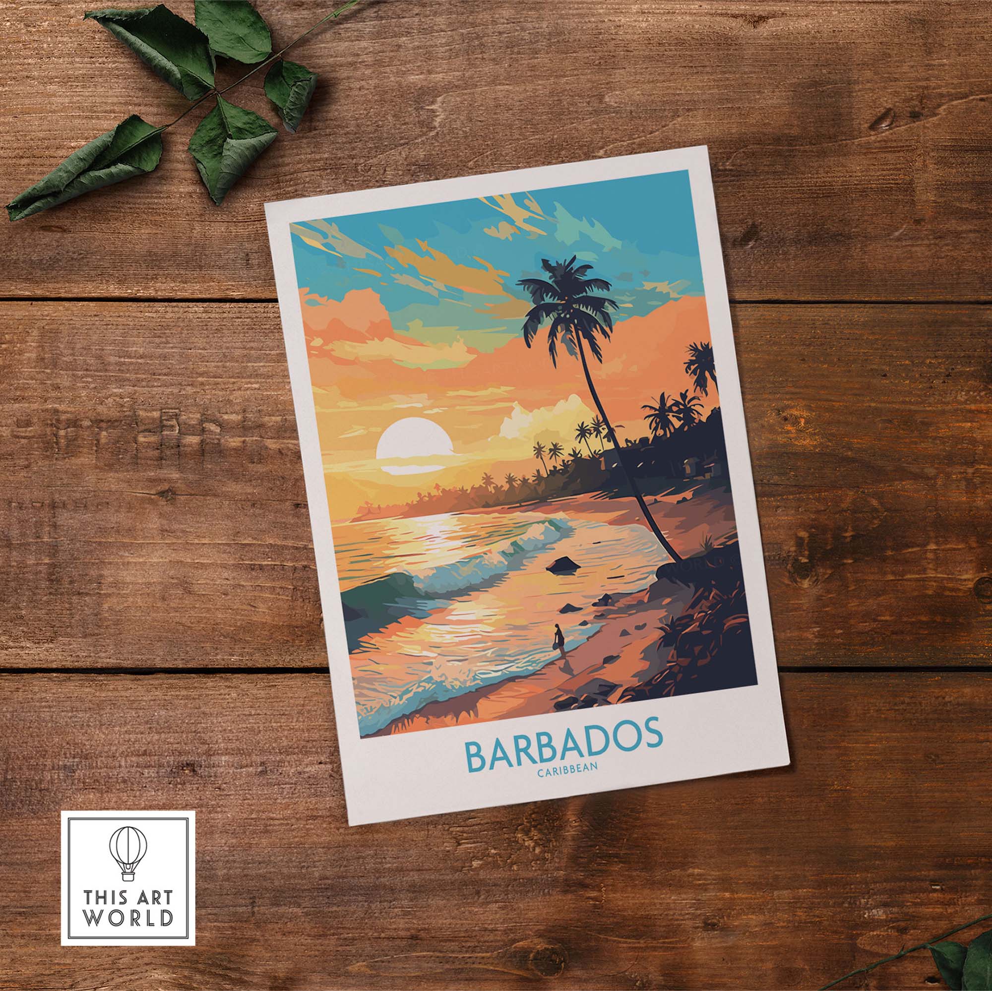 Barbados Wall Art Sunset