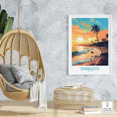 Barbados Wall Art Sunset