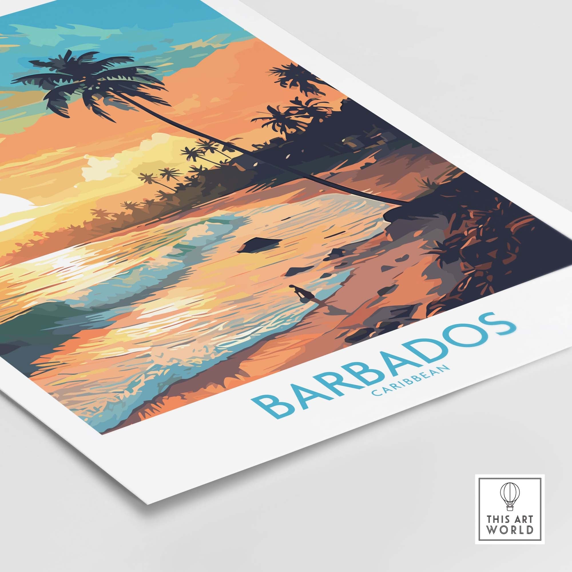 Barbados Wall Art Sunset