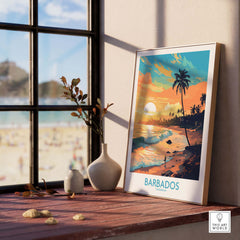 Barbados Wall Art Sunset