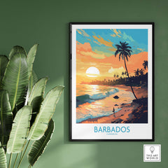 Barbados Wall Art Sunset