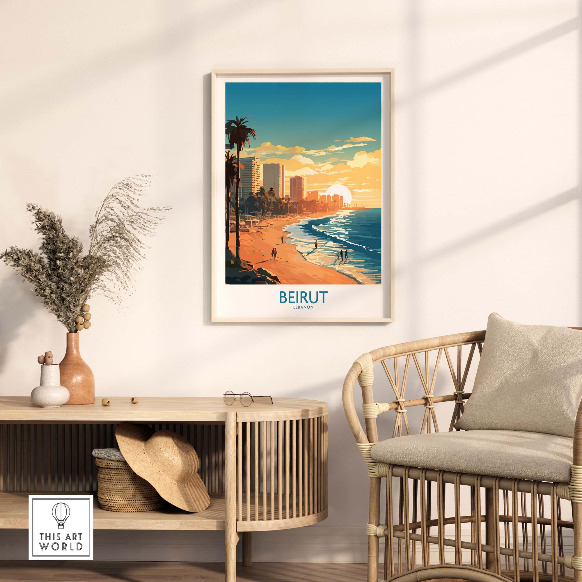 Beirut Travel Print