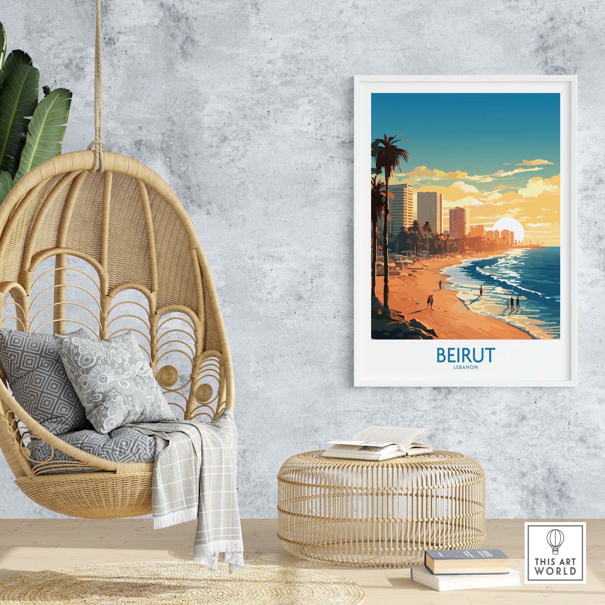 Beirut Travel Print
