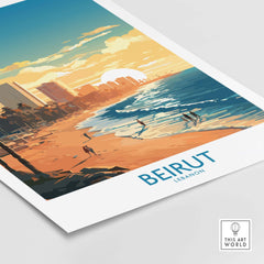 Beirut Travel Print